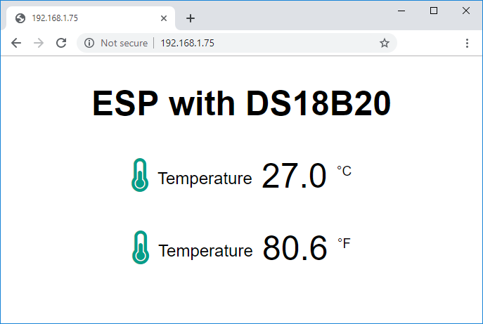راه اندازی سنسور DS18B20 با ESP8266 در حالت تکی ، چندتایی و وب سرور (اینترنت اشیا)